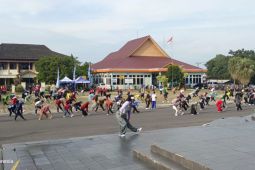 Tingkatkan silaturahmi, Pemkot Pangkalpinang gelar senam bersama