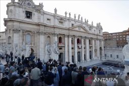 Misa pelantikan Paus Leo XIV digelar di Lapangan Santo Petrus Vatikan