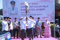 Sebanyak 2.261 calon haji asal Jember berangkat ke Tanah Suci