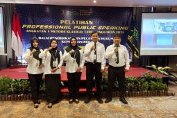 Jajaran  Kemenkum Babel ikuti pelatihan professional public speaking