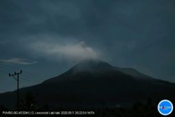 Gunung Lewotobi Laki-laki lontarkan abu setinggi 300 meter