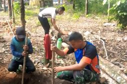 Satgas TMMD mulai  bangun MCK di OKU Selatan