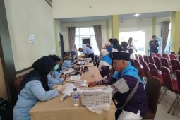 Calon haji Jambi Kloter  13 mulai masuk asrama haji