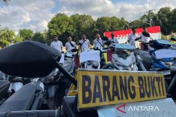 Polresta Cirebon kembalikan 34 sepeda motor yang dicuri kepada pemiliknya