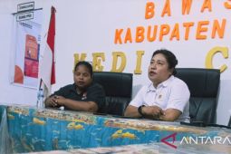 Bawaslu Supiori awasi tahapan PSU Pilkada Papua di KPU