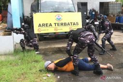 Lanal Sangatta Tingkatkan Keterampilan Tugas Tempur Pangkalan