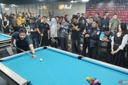 Olahraga biliar sedang digandrungi warga Palembang, harga sewa meja Rp35.000-Rp100 ribu per jam