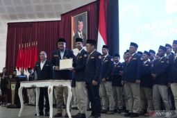 Resmi dilantik, Ketua Heri Gunawan sampaikan Asta Cita Karang Taruna Bogor