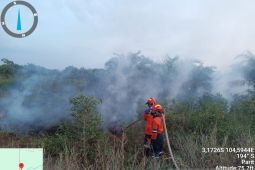 Api karhutla di Sumsel dan Kalteng berhasil dipadamkan
