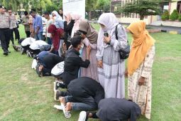 Geng motor Pasukan Jalan Sadis bubarkan diri dengan deklarasi di Mapolres Bireuen