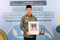 Gubernur Kalbar raih penghargaan The Best Region in Head Profesionalism For Region Business Institution