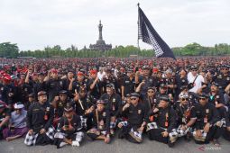Ribuan pecalang Bali deklarasi tolak munculnya preman berkedok ormas