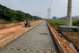 DPUPR Kota Tangerang lanjutkan pembangunan jalan sisi Cisadane Barat