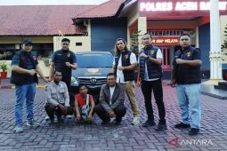 Polres Aceh Barat tangkap pelaku pungli truk pengangkut kelapa sawit