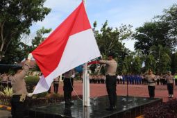 Kapolres Langkat pimpin upacara Harkitnas