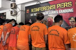Polrestabes Bandung menetapkan 11 tersangka kasus premanisme