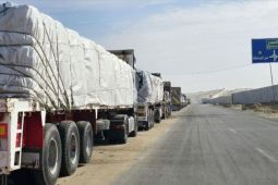 87 truk bantuan masuk ke Gaza pertama kalinya setelah 81 hari blokade