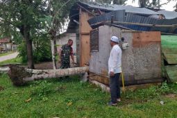 Sejumlah rumah di Aceh Timur rusak berat akibat angin kencang