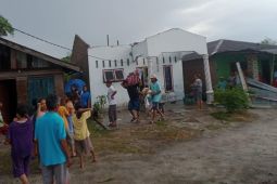 Data akhir korban angin puting beliung di Serdang Bedagai capai 107 rumah