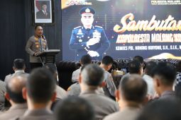 Kapolresta Malang ingatkan anggota bersikap profesional dan humanis