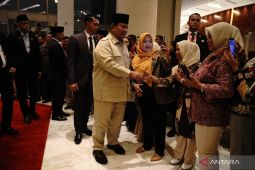 Prabowo tiba di Kuala Lumpur untuk KTT ASEAN disambut warga Indonesia