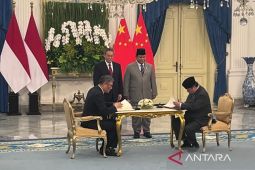 Prabowo - Li Qiang saksikan penandatanganan empat kerja sama ekonomi