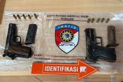 Terungkap, Dua pucuk senjata api dari kasus penembakan anggota polisi di Aceh Utara