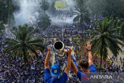 Perayaan Persib juara Liga 1