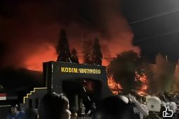 Kebakaran Kodim 1307/Poso diduga akibat korsleting listrik