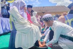 Barakallah, Ponpes As Syafariyah Hasahatan Julu Palas gelar acara penamatan santri perdana