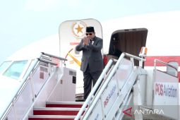 Prabowo kembali ke Jakarta setelah rampung KTT di Kuala Lumpur