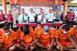 Polresta Banyuwangi ungkap kasus 2 kilogram sabu