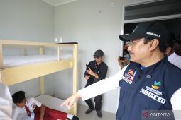 Mensos kunjungi calon Sekolah Rakyat di Wisma Atlet Kabupaten Bandung