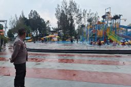 Polres Garut patroli pengamanan libur panjang di tempat wisata