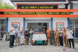 PLN promosikan mobil listrik SMKN 3 Mataram di EV Mandalika