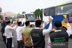 Kloter terakhir Embarkasi  Medan diberangkatkan ke Tanah Suci