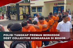 Polisi tangkap preman berkedok dept collector kendaraan di Bogor