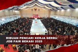 Ribuan pencari kerja serbu Job Fair Bekasi 2025