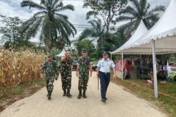 TNI pastikan keamanan Prabowo dalam panen raya jagung di Bengkayang