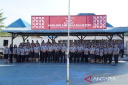 Rutan Kelas I Medan gelar upacara peringatan Hari Lahir Pancasila