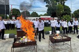 Ditjenpas Kalteng komitmen wujudkan Zero Halinar melalui Ikrar Anti Narkoba dan HP