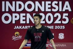 Indonesia Open 2025 - Jonatan Christie sempat kesulitan menyesuaikan kondisi kok