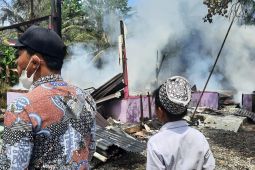 Satu rumah di Babalan Langkat terbakar,  tak ada korban jiwa