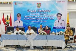 Kerja keras dan kolaborasi, Program 100 hari kerja Gubernur-Wagub Kalteng tercapai dengan baik