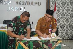 Korem 042 dan  Pemprov Jambi bekerja sama percepatan ketahanan pangan