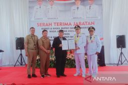 Pemkab Bangka Barat gelar serah terima jabatan Bupati-Wakil Bupati