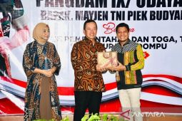 Bupati Dompu paparkan potensi daerah saat terima kunker Pangdam Udayana