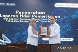 Pemkab Bangka Tengah raih opini WTP 12 kali