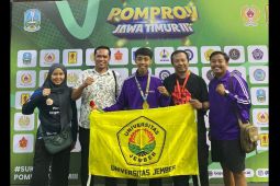 Mahasiswa Unej raih medali emas pencak silat dalam POMPROV Jatim