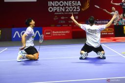 Hasil Indonesia Open 2025: Sabar/Reza susul Fajar/Rian ke semifinal